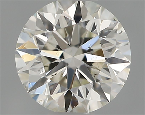 Picture of Natural Diamond 0.40 Carats, Round with Excellent Cut, H Color, SI1 Clarity and Certified by IGI