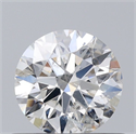 Natural Diamond 0.61 Carats, Round with Excellent Cut, G Color, I1 Clarity and Certified by GIA