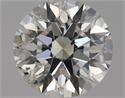 Natural Diamond 0.50 Carats, Round with Excellent Cut, H Color, SI2 Clarity and Certified by GIA