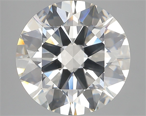 Picture of Natural Diamond 7.05 Carats, Round with Excellent Cut, J Color, VS2 Clarity and Certified by GIA