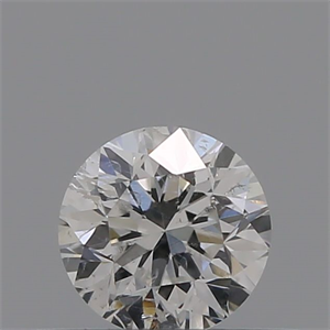 Picture of Natural Diamond 0.40 Carats, Round with Excellent Cut, I Color, SI1 Clarity and Certified by GIA