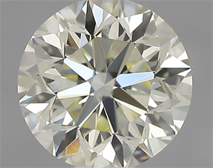 Picture of Natural Diamond 0.40 Carats, Round with Very Good Cut, K Color, VVS2 Clarity and Certified by IGI