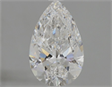 Natural Diamond 1.50 Carats, Pear with  Cut, E Color, VS2 Clarity and Certified by GIA