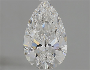 Picture of Natural Diamond 1.50 Carats, Pear with  Cut, E Color, VS2 Clarity and Certified by GIA