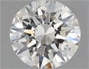 Natural Diamond 0.50 Carats, Round with Excellent Cut, J Color, VVS1 Clarity and Certified by GIA