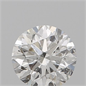 Natural Diamond 0.50 Carats, Round with Very Good Cut, G Color, I1 Clarity and Certified by GIA