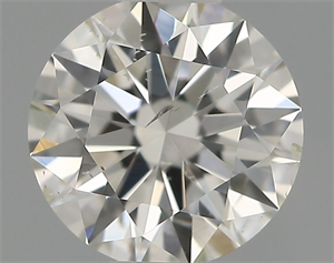 Picture of Natural Diamond 0.40 Carats, Round with Excellent Cut, H Color, SI1 Clarity and Certified by IGI