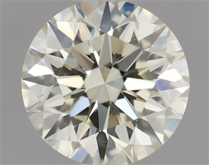 Picture of Natural Diamond 0.62 Carats, Round with Excellent Cut, K Color, VS1 Clarity and Certified by IGI