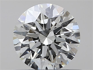 Picture of Natural Diamond 0.46 Carats, Round with Excellent Cut, I Color, VS2 Clarity and Certified by GIA