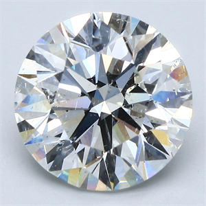 Picture of Natural Diamond 5.51 Carats, Round with Excellent Cut, H Color, SI2 Clarity and Certified by GIA