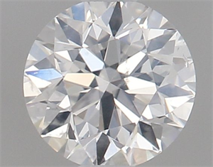 Picture of Natural Diamond 0.40 Carats, Round with Very Good Cut, F Color, SI2 Clarity and Certified by GIA