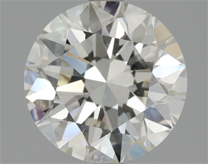 Picture of Natural Diamond 2.19 Carats, Round with Excellent Cut, J Color, VVS1 Clarity and Certified by GIA