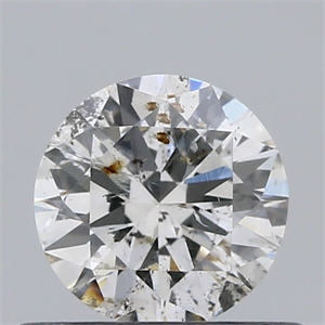 Picture of Natural Diamond 0.45 Carats, Round with Very Good Cut, G Color, I1 Clarity and Certified by GIA