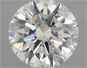 Natural Diamond 0.50 Carats, Round with Excellent Cut, J Color, SI2 Clarity and Certified by GIA