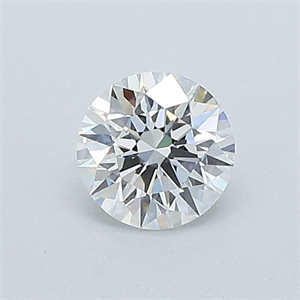 Picture of Natural Diamond 0.40 Carats, Round with Excellent Cut, G Color, VS1 Clarity and Certified by GIA