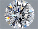 Natural Diamond 1.51 Carats, Round with Excellent Cut, F Color, VS2 Clarity and Certified by GIA