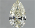 Natural Diamond 1.00 Carats, Pear with  Cut, K Color, SI1 Clarity and Certified by IGI