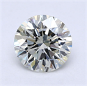 Natural Diamond 3.08 Carats, Round with Excellent Cut, J Color, VS2 Clarity and Certified by GIA