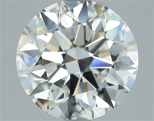 Picture of Natural Diamond 2.50 Carats, Round with Excellent Cut, H Color, VVS1 Clarity and Certified by GIA