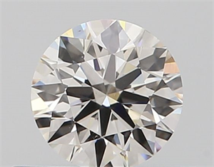 Picture of Natural Diamond 0.40 Carats, Round with Excellent Cut, I Color, VS2 Clarity and Certified by GIA