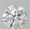 Natural Diamond 4.02 Carats, Round with Excellent Cut, F Color, VS1 Clarity and Certified by GIA