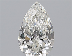 Picture of Natural Diamond 1.06 Carats, Pear with  Cut, H Color, VVS2 Clarity and Certified by GIA