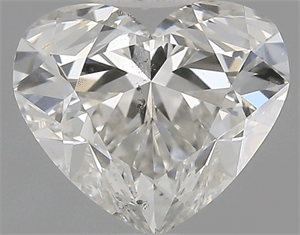 Picture of 0.90 Carats, Heart Diamond with  Cut, H Color, SI1 Clarity and Certified by GIA