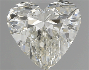Picture of 0.90 Carats, Heart Diamond with  Cut, J Color, SI1 Clarity and Certified by GIA
