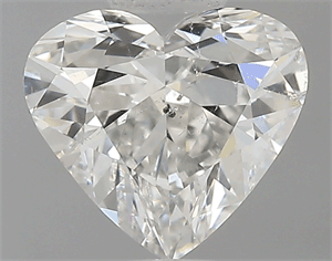 Picture of 0.70 Carats, Heart Diamond with  Cut, H Color, SI2 Clarity and Certified by GIA