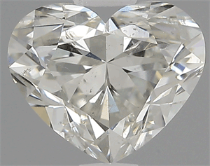 Picture of 0.90 Carats, Heart Diamond with  Cut, I Color, SI2 Clarity and Certified by GIA