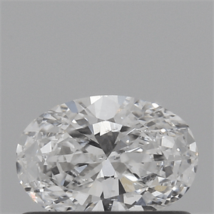 Lab Created Diamond 0.38 Carats, Oval with  Cut, F Color, SI1 Clarity and Certified by IGI