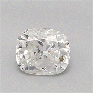 Lab Created Diamond 0.34 Carats, Cushion with  Cut, H Color, SI1 Clarity and Certified by IGI