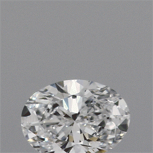 Lab Created Diamond 0.31 Carats, Oval with  Cut, D Color, VS2 Clarity and Certified by IGI