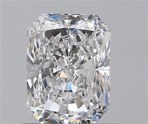 0.72 Carats, Radiant D Color, SI1 Clarity and Certified by GIA