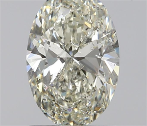 1.02 Carats, Oval K Color, SI2 Clarity and Certified by GIA