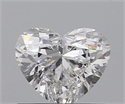 0.71 Carats, Heart E Color, SI2 Clarity and Certified by GIA