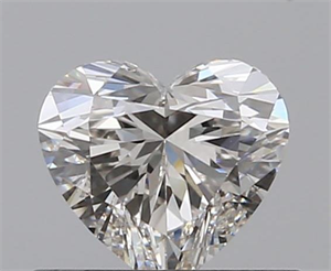 0.51 Carats, Heart I Color, VVS2 Clarity and Certified by GIA