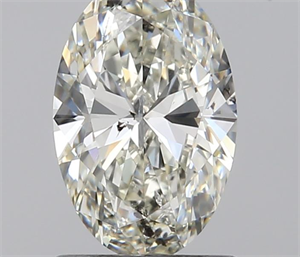 1.01 Carats, Oval J Color, SI2 Clarity and Certified by GIA