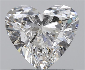 0.72 Carats, Heart F Color, SI2 Clarity and Certified by GIA
