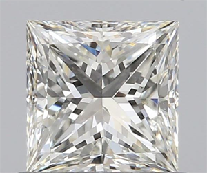 0.70 Carats, Princess I Color, VS2 Clarity and Certified by GIA