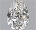 0.70 Carats, Pear H Color, SI2 Clarity and Certified by GIA