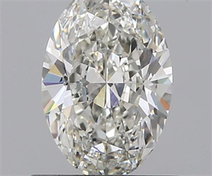 0.72 Carats, Oval I Color, VS2 Clarity and Certified by GIA