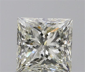 0.82 Carats, Princess K Color, SI1 Clarity and Certified by GIA