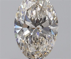 0.70 Carats, Oval J Color, VS1 Clarity and Certified by GIA