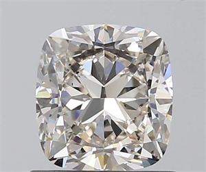 1.02 Carats, Cushion K Color, VS2 Clarity and Certified by GIA