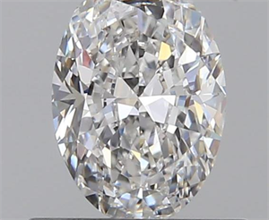 0.60 Carats, Oval E Color, VVS1 Clarity and Certified by GIA