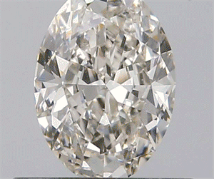 Picture of 0.50 Carats, Oval J Color, SI1 Clarity and Certified by GIA