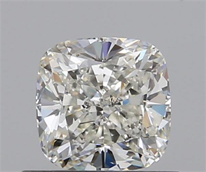 0.72 Carats, Cushion J Color, SI1 Clarity and Certified by GIA