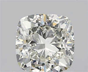 0.80 Carats, Cushion L Color, SI1 Clarity and Certified by GIA