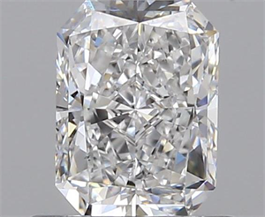 0.70 Carats, Radiant D Color, VS2 Clarity and Certified by GIA